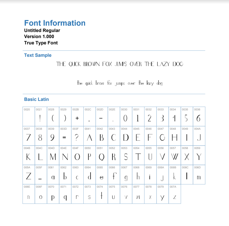opentype